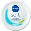 Крем Nivea Soft интенсивный и увлажняющий для лица рук и тела 100мл