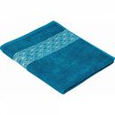Полотенце махровое Змейка цвет: бирюзово-синий, 50х80 см