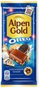 Шоколад Alpen Gold Oreo молочный с чизкейком-печеньем 90 г