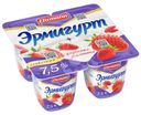 Продукт йогуртный Эрмигурт клубника-земляника 7.5% 100г
