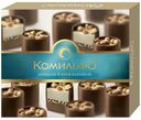 Конфеты шоколадные Комильфо с двухслойной начинкой миндаль и крем-карамель 232 г