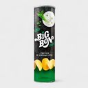 Чипсы BIGBON со вкусом Сметана и зеленый лук 130г тубус