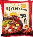Лапша Доширак Чан рамен быстрого приготовления с острой говядиной, 120г