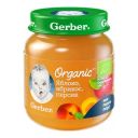 Пюре Gerber Organic яблоко абрикос персик с 5 месяцев 125 г