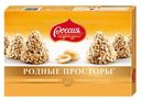 Шоколадные конфеты Родные просторы с вафельной крошкой и арахисом 180 г