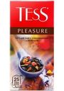 Чай Tess Pleasure черный с шиповником и яблоком в пакетиках 25х1.5г