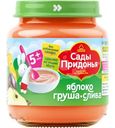 Пюре Сады Придонья яблоко-груша-слива с 5 месяцев, 120г