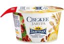 Йогурт СВЕЖЕЕ ЗАВТРА банан-овсяные хлопья-лен, 150г