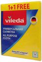 Салфетка Vileda универсальная вискозная , 1+1 шт