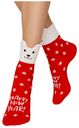 Носки женские Conte Elegant Happy New Year хлопок красные р 23-25