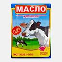 Масло сладко-сливочное Семкин Крестьянское несоленое 72.5% 180г