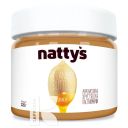 Паста NATTYS CRUNCHY арахисовая с добавлением кусочков арахиса, с медом, 325г
