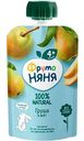 Пюре ФрутоНяня Груша, с 4 месяцев, 90г