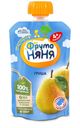 Пюре детское грушевое, ФрутоНяня, 90 г