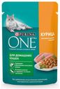 Корм для домашних кошек Purina ONE с курицей и морковью, 75 г