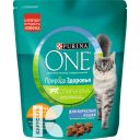 Корм PURINA ONE Природа Здоровья сухой с курицей для стерилизованных кошек, 680г