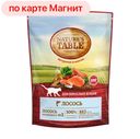 Корм для кошек НЭЙЧЕС ТЭЙБЛ сухой Лосось, 650г