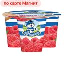 ПРОСТОКВАШИНО Продукт твороженный зерновой в сливках с малиной 5%,  140г