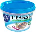 Сельдь БАЛТИЙСКИЙ БЕРЕГ атлантическая филе кусочки марированные с луком и укропом, 250г