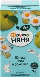 Напиток ФРУТОНЯНЯ Яблоко, липа, ромашка неосветленный, с 6 месяцев