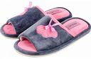 Тапочки женские Prego модель: DX17-OY01G, цвет: серо-розовый