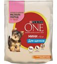 Корм для щенков собак мелких пород 1-10 кг Purina One с курицей и рисом, 600 г