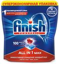 Таблетки для посудомоечной машины Finish All in 1 Max, 100 шт