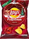 Чипсы картофельные LAY'S Рифленые Лобстер, 140г