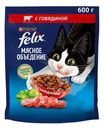 Сухой корм для кошек Felix Мясное объедение с говядиной, 600г
