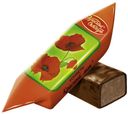 Конфеты пралиновые Красный Октябрь Красный мак с дроблеными вафлями и карамелью в шоколадной глазури