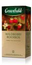 Чай травяной Wildberry Rooibos с земляникой и клюквой, Greenfield, 25 пакетиков