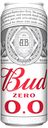 Пивной напиток безалкогольный Bud фильтрованный 0%, 450 мл