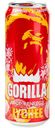 Энергетический напиток Gorilla Lychee с грушей газированный безалкогольный 0,5 л