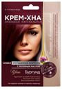Крем-Хна в готовом виде Фитокосметик «Бургунд» с репейным маслом, 50 мл