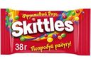 Драже Skittles Фрукты жевательные в разноцветной сахарной глазури 38г