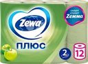 Бумага туалетная ZEWA Плюс Яблоко 2-слоя