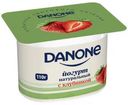 Йогурт Danone натуральный с клубникой 2.9% 110г