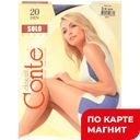 Колготки КОНТЕ Соло, 20Д, черные, р-р 3 ,