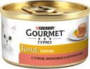 Консервы Gourmet Gold для кошек, утка, морковь, шпинат, по-французски, 85 г