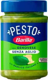 Соус BARILLA Pesto Genovese senza Aglio, с базиликом без чеснока