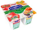 Йогуртный продукт Alpenland клубника-персик-маракуйя 0,3% БЗМЖ 95 г