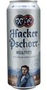 Пиво Hacker Pschorr Weissbier светлое 5.5%, 500мл