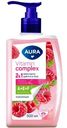 Крем-мыло Aura Vitamin Complex Малина и витамины для и тела 2в1, 500мл