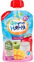 Пюре ФрутоНяня яблоко-манго с йогуртом, с 6 месяцев, 90 г