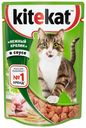 Корм Kitekat Нежный кролик в соусе консервированный для взрослых кошек, 85г