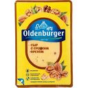 Сыр полутвердый Oldenburger с грецким орехом без лактозы 45%, нарезка, 125г
