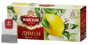Чай черный Майский с ароматом лимона в пакетиках 1,5 г х 25 шт