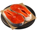 Кижуч стейки, полуфабрикат из замороженного сырья