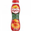 Йогурт питьевой Чудо вкус Персик-абрикос 2,4%, 270 г