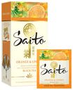 Чай чёрный Saito Orange&Linden, 35 г